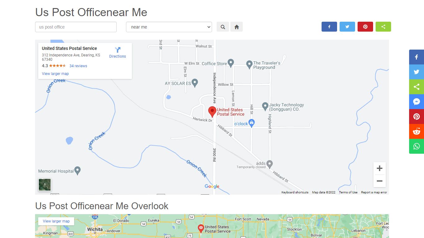 Us Post Officenear Me